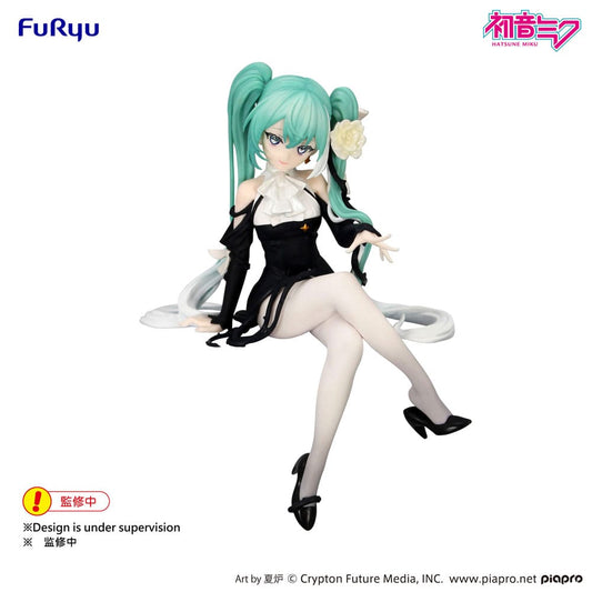 Hatsune Miku Noodle Stopper PVC Statue Flower Fairy White Rose 14 cm 4571623507512