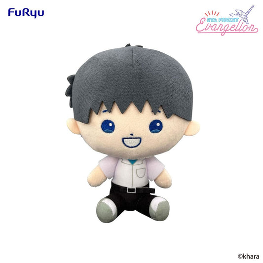 Neon Genesis Evangelion Eva Pocket Plush Figure Shinji 17 cm 4571623507741