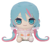 Hatsune Miku Kyurumaru Big Plush Figure Rabbit Ear Hood Pajama 28 cm 4571623516804