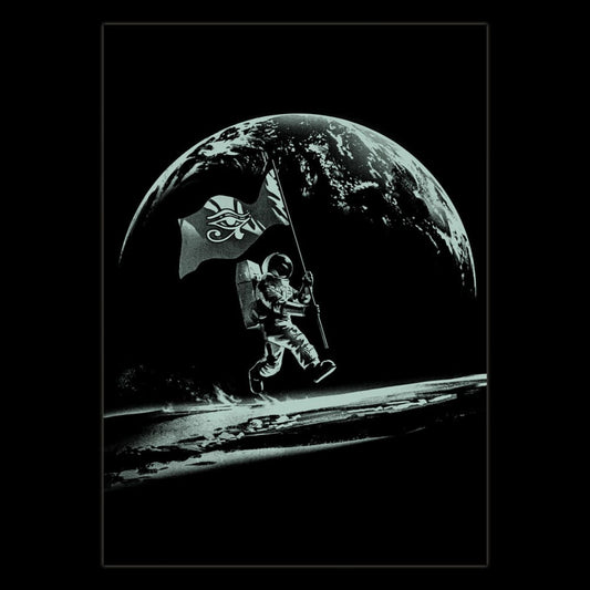 Humankind Poster Glow in the Dark Astronaut 4020628646356