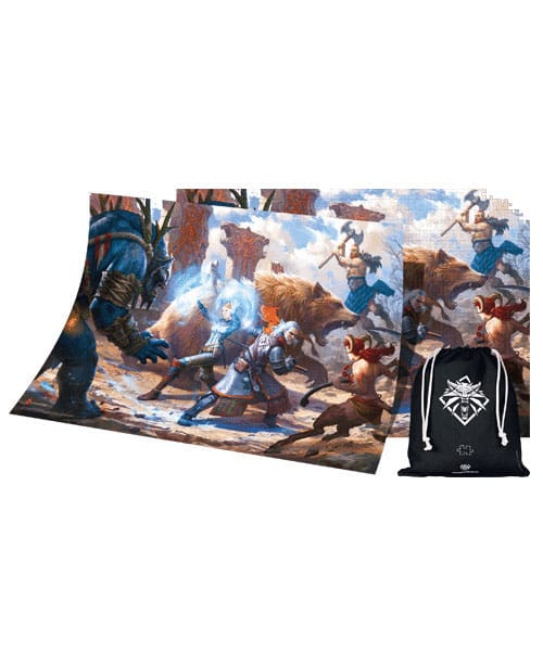 The Witcher III: Wild Hunt Gaming Puzzle Geralt & Triss in Battle (1000 pieces) 5908305233619
