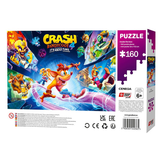 Crash Bandicoot 4 Kids Puzzle It's About Time (160 pieces) 5908305240365