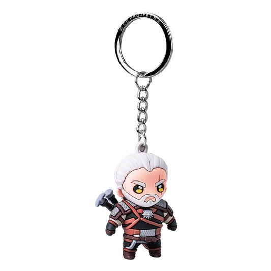 The Witcher III: Wild Hunt Vinyl Keychain Geralt of Rivia 5908305244677