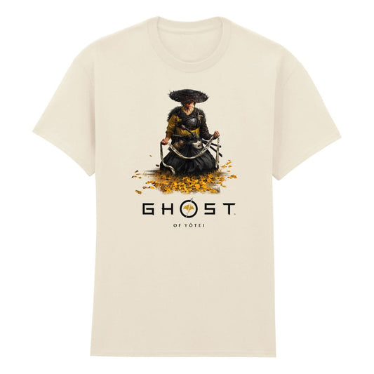 Ghost of Yotei T-Shirt Atsu Kneeling Size M 5056811569897
