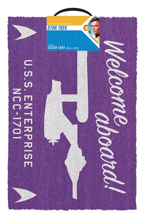 Star Trek Doormat Welcome Aboard 40 x 60 cm 5050293853963