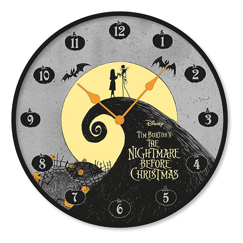 Nightmare Before Christmas Wall Clock Jack & Sally 5050293858739