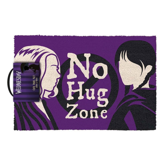 Wednesday Doormat No Hug Zone 40 x 60 cm 5050293866031