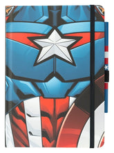Marvel Captain America Premium Notebook with Pen Uniform A5 8435497297367