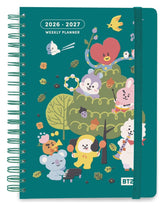 BT21 School Diary weekly planner 2026/2027 A5 8435747829713