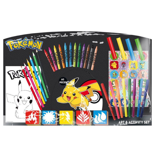 Art Set Pokémon 60-Piece - Amuzzi