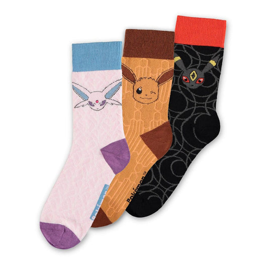 Pokémon Socks 3-Pack Eevee Evolution 2.0 35-38 8718526216943