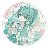 Character Vocal Series 01: Hatsune Miku Miku Hug Series Pinback Button: Flower Ver. 8 cm Umkarton (10) 4580828665811
