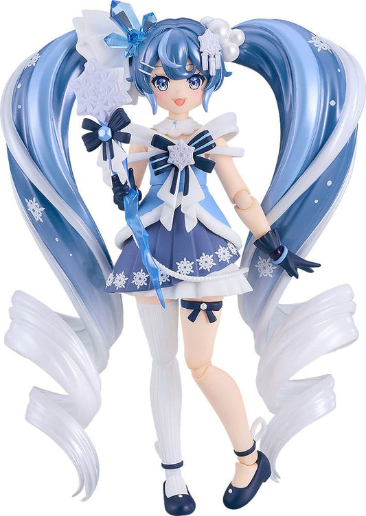 Character Vocal Series 01: Hatsune Miku Figma Action Figure Snow Miku: Crystal Snow Ver. 13 cm 4580828663992