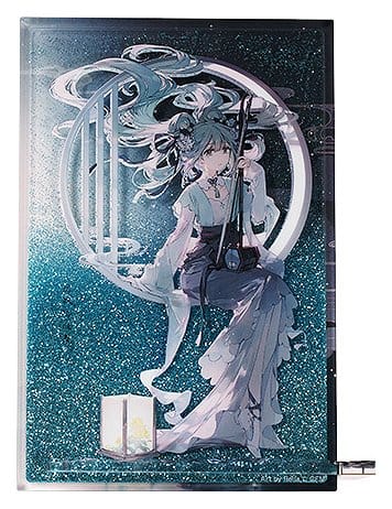 Character Vocal Series 01: Hatsune Miku Glitter Acrylic Block Hatsune Miku Han Gong Qiu Yue Ver. 15 cm 4580828674011