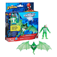 Spider-Man Epic Hero Series Web Splashers Action Figure Green Symbiote Hydro Wing Blast 10 cm 5010996194619