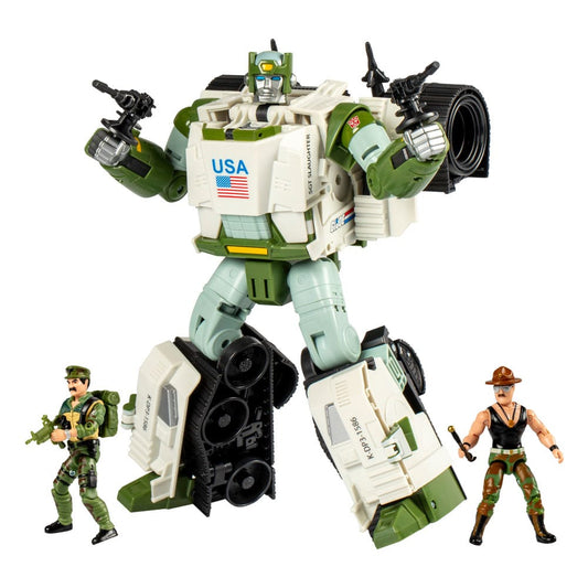 Transformers x G.I. Joe Action Figure Autobot Kup Triple T 23 cm 5010996248046