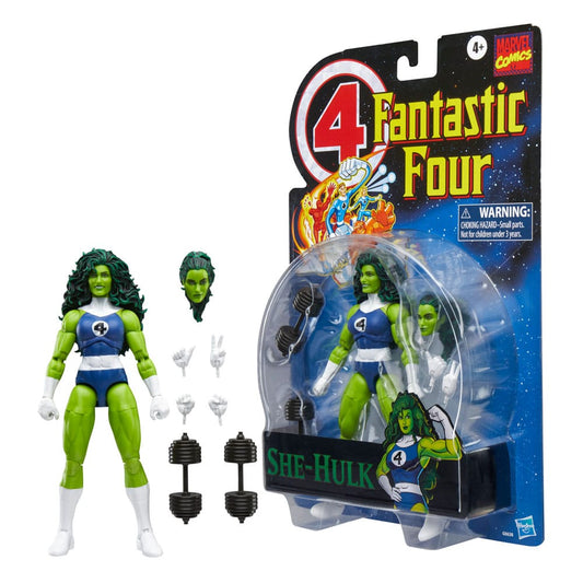 Fantastic Four Marvel Legends Retro Action Figure She-Hulk 15 cm 5010996335265