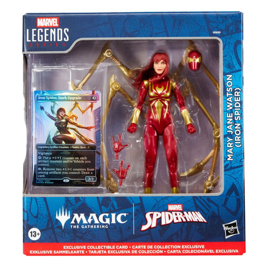 Marvel Legends Magic: The Gathering Action Figure Mary Jane Watson (Iron Spider) (plus Exclusive Foil Card) 15 cm 5010996323262
