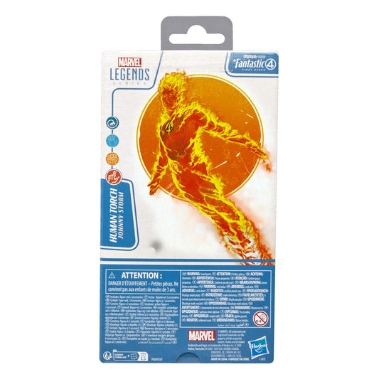 The Fantastic Four: First Steps Marvel Legends Action Figure Human Torch 15 cm 5010996283016