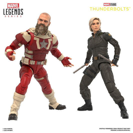 Thunderbolts Marvel Legends Action Figure 2-Pack Yelena Belova & Red Guardian 15 cm 5010996324726