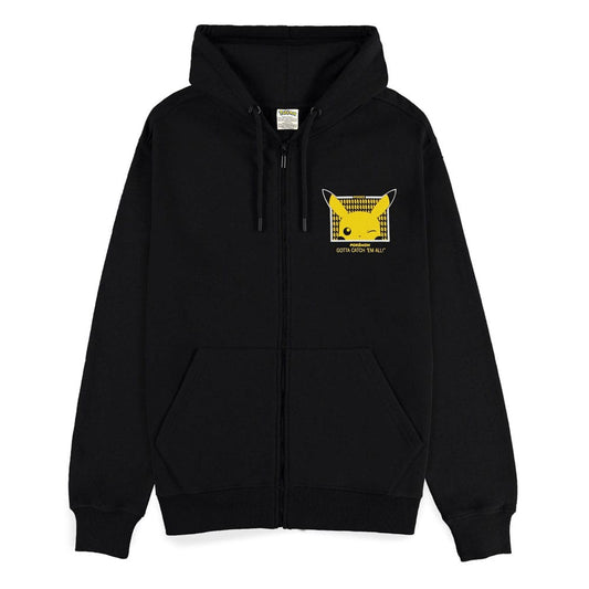 Pokémon Zipper Hoodie Gotta Catch 'em All Pikachu Size M 8718526423235