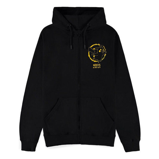 Pokémon Zipper Hoodie Pikachu Thunderstrike Size S 8718526217810