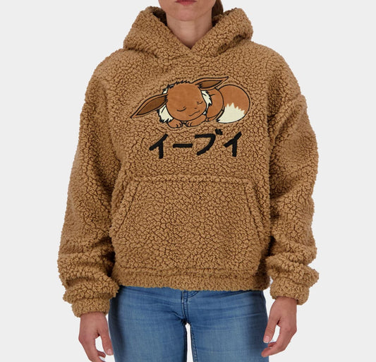 Pokémon Teddy Hooded Sweater Eevee Size S 8718526417456