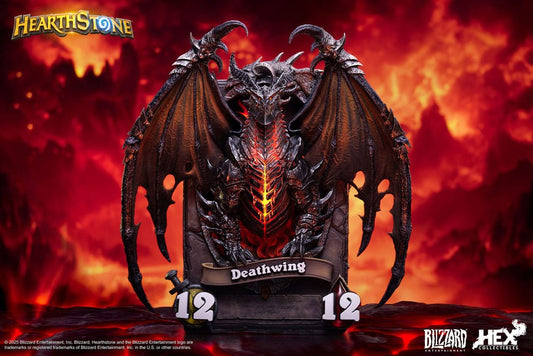 Hearthstone 3D Art Frame Statue Deathwing 34 cm 6978082551212