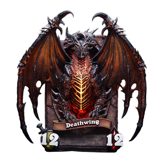 Hearthstone 3D Art Frame Statue Deathwing 34 cm 6978082551212
