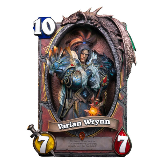 Hearthstone 3D Art Frame Statue Varian Wrynn 31 cm 6978082550710