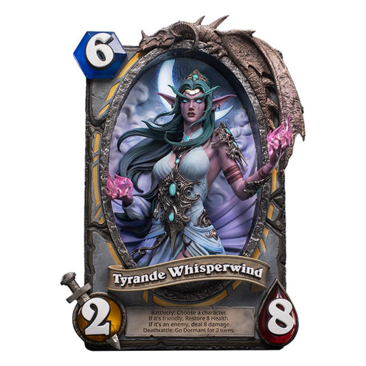 Hearthstone 3D Art Frame Statue Tyrande Whisperwind 31 cm 6978082556286