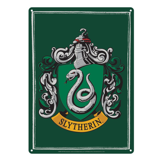 Harry Potter Tin Sign Slytherin 21 x 15 cm 5055453459597