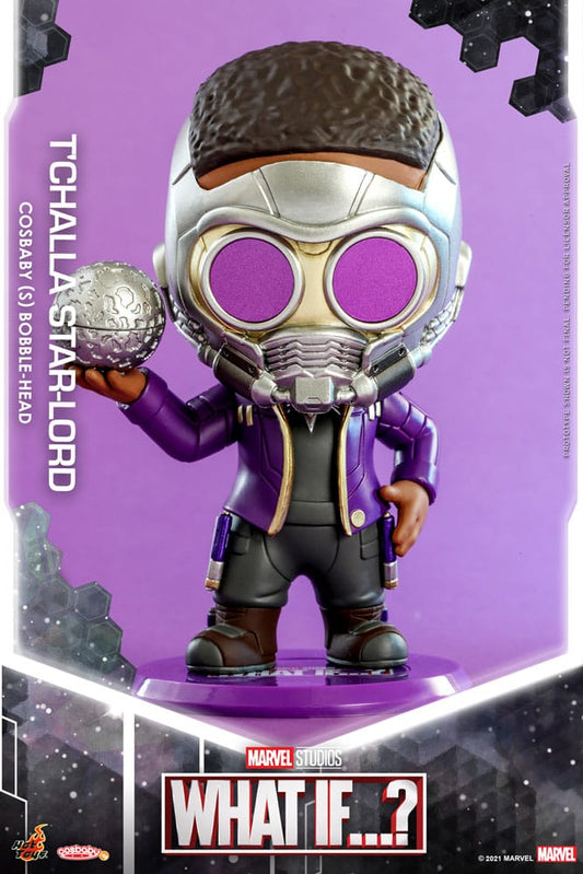 What If...? Cosbaby (S) Mini Figure T'Challa Star-Lord 10 cm 4895228607966
