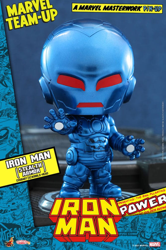 Marvel Comics Cosbaby (S) Mini Figure Iron Man (Stealth Armor) 10 cm 4895228608260