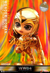 Wonder Woman 1984 Cosbaby (S) Mini Figure Golden Armor Wonder Woman (Metallic Gold Version) 10 Cm - Amuzzi