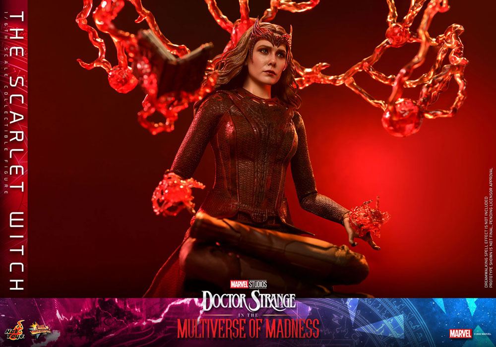 Doctor Strange in the Multiverse of Madness Movie Masterpiece Action Figure 1/6 The Scarlet Witch 28 cm 4895228611475