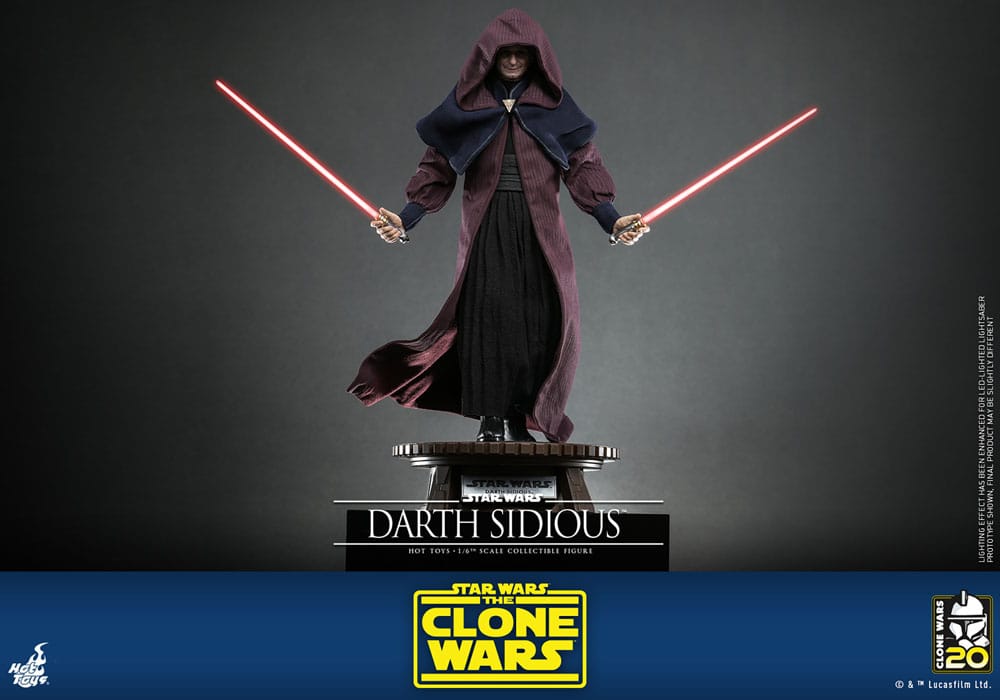 Star Wars: The Clone Wars Action Figure 1/6 Darth Sidious 29 cm 4895228614513