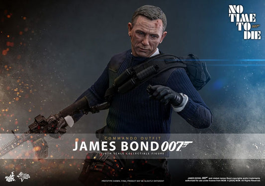 No Time To Die Movie Masterpiece Action Figure 1/6 James Bond (Commando Outfit) Hot Toys Exclusive 30 cm 4895228621603
