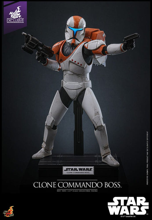 Star Wars: The Clone Wars Action Figure 1/6 Clone Commando Boss Hot Toys Exclusive 30 cm 4895228620972