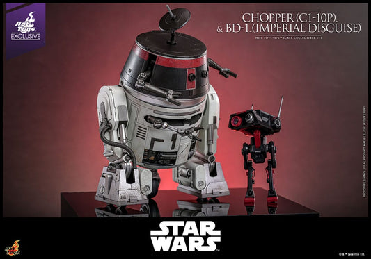 Star Wars Action Figure Set 1/6 Chopper (C1-10P&trade) & BD-1&trade (Imperial Disguise) 18 cm & 8 cm 4895228620989