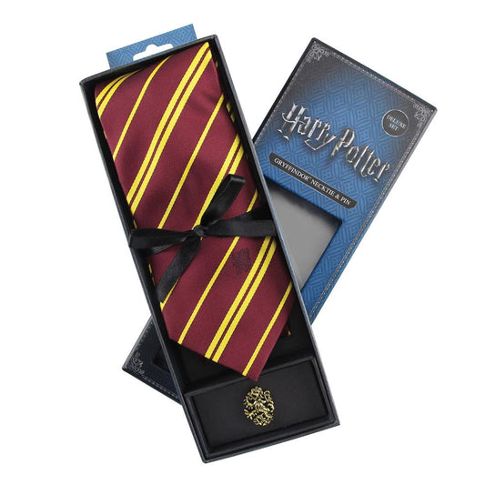 Harry Potter Tie & Metal Pin Deluxe Box Gryffindor 4895205600638