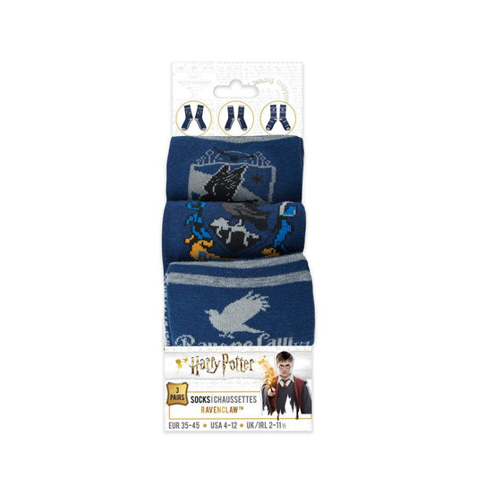 Harry Potter Socks 3-Pack Ravenclaw 4895205602724