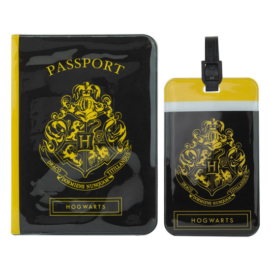 Harry Potter Passport Case & Luggage Tag Set Hogwarts 4895205604247