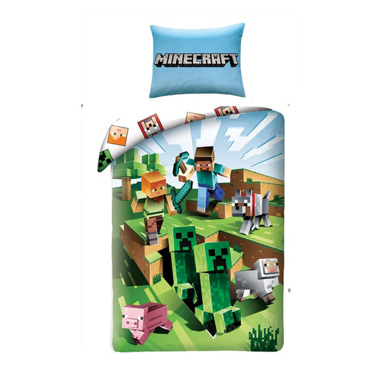 Minecraft Duvet Set Ver. 1 140 x 200 cm / 70 x 90 cm 5902729045254