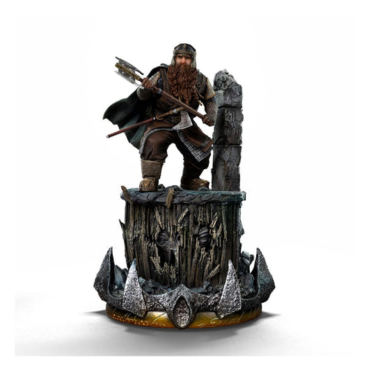 The Lord of the Rings Art Scale Statue 1/10 Gimli Unleashed 26 cm             0042882333692
