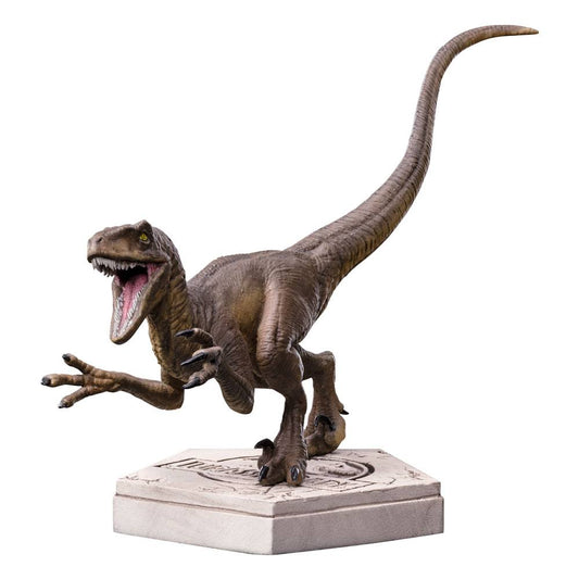 Jurassic World Icons Statue Velociraptor A 9 cm 0618231952014