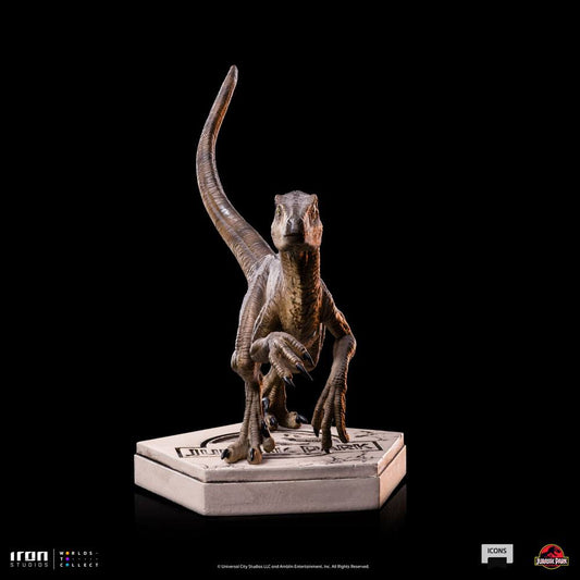 Jurassic World Icons Statue Velociraptor B 9 cm 0618231952021
