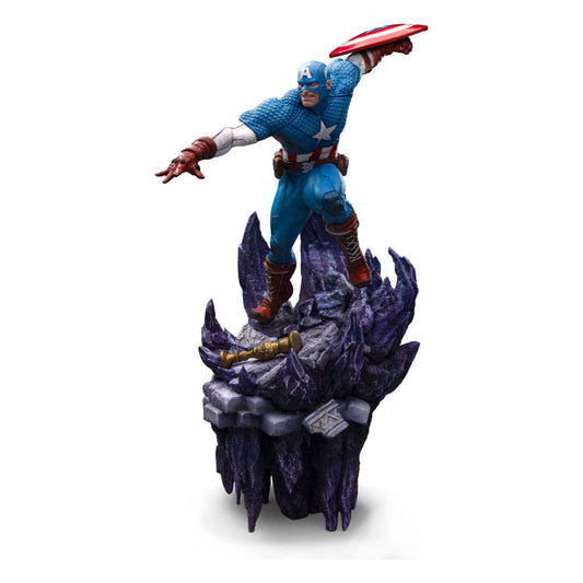 Marvel Deluxe BDS Art Scale Statue 1/10 Captain America 34 cm 0618231955329