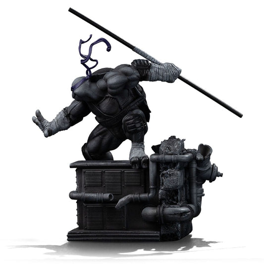 Teenage Mutant Ninja Turtles Art Scale Statue 1/10 Donatello Black and White Variant 26 cm heo exclusive 0618231957347