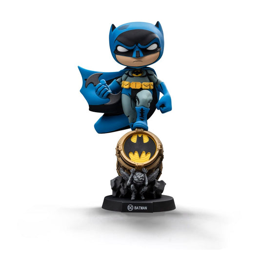 Batman Mini Co. PVC Figure Batman on Bat-Signal (Blue Variant) 15 cm 0618231957446